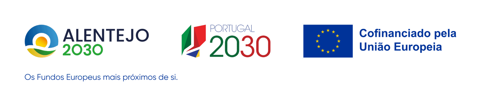 Alentejo 2030 · Portugal 2030 · Cofinanciado pela União Europeia
